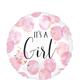 Pink Watercolor It's a Girl Baby Shower Foil Balloon, 18in