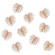 Palm Leaf Wood Table Scatter, 1.25in, 50pc - Beach Life