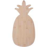 Pineapple-Shaped Bamboo Platter, 7.5in x 15in - Pool Party