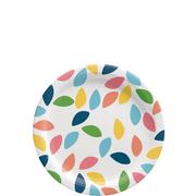 Summer Hues Paper Dessert Plates, 6.75in, 20ct