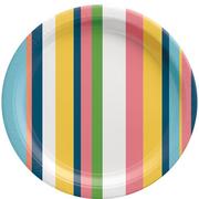 Summer Hues Paper Dinner Plates, 10in, 20ct