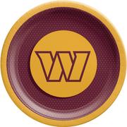 Washington Commanders Paper Lunch Plates, 9in, 18ct