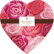 Russell Stover Floral Heart-Shaped Gift Box, 10oz, 17pc - Milk Chocolate Assortment