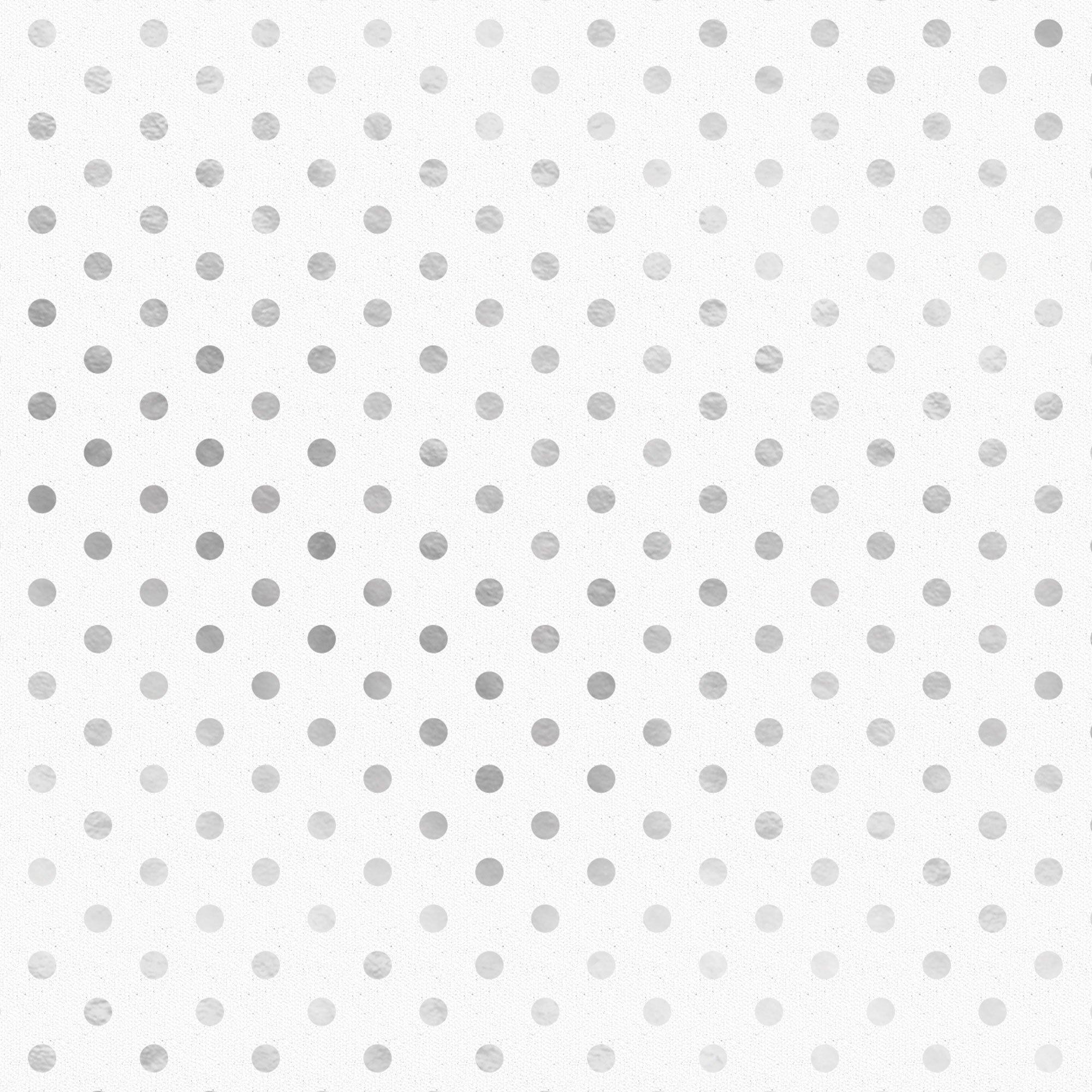 Silver Dot Tissue Paper, 20in x 20in, 8ct