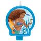 The Little Mermaid Birthday Candle, 2.4in x 2.6in - Movie 2023