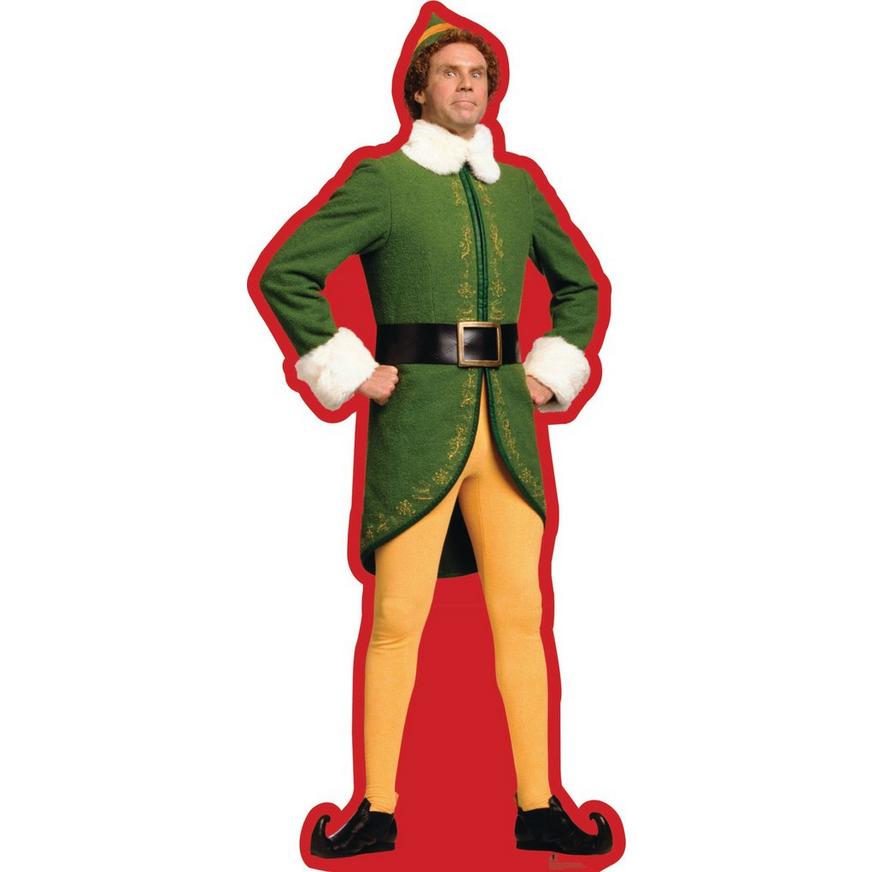 Buddy The Elf Pose 2 Life-Size Cardboard Cutout, 6Ft - Elf | Party City