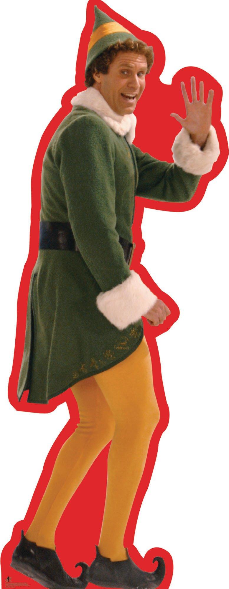 Buddy the Elf Pose 3 Life-Size Cardboard Cutout, 6ft - Elf