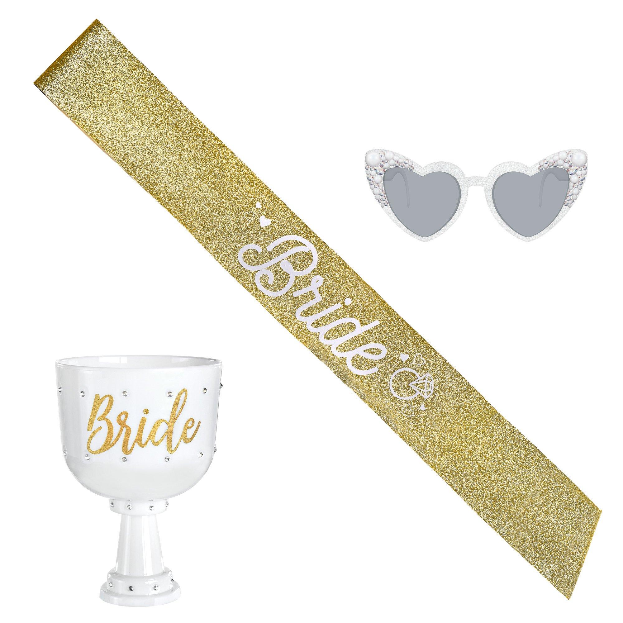 Party City Bride Crew Bachelorette Party Accessory Kit for 6 Guests | Holiday 