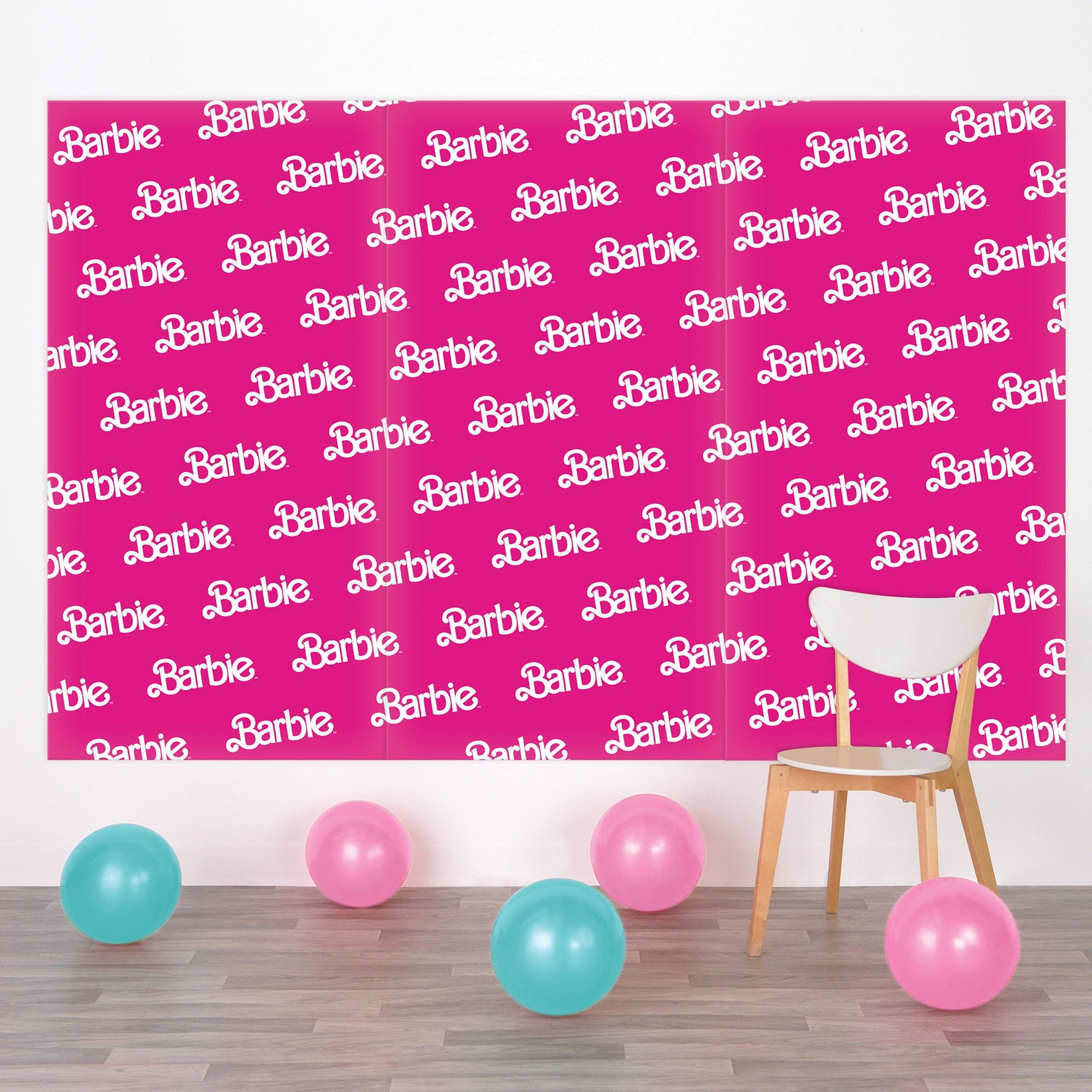 20 Personalised Barbie Type Birthday gift bag stickers BOGOF FREE POSTAGE!