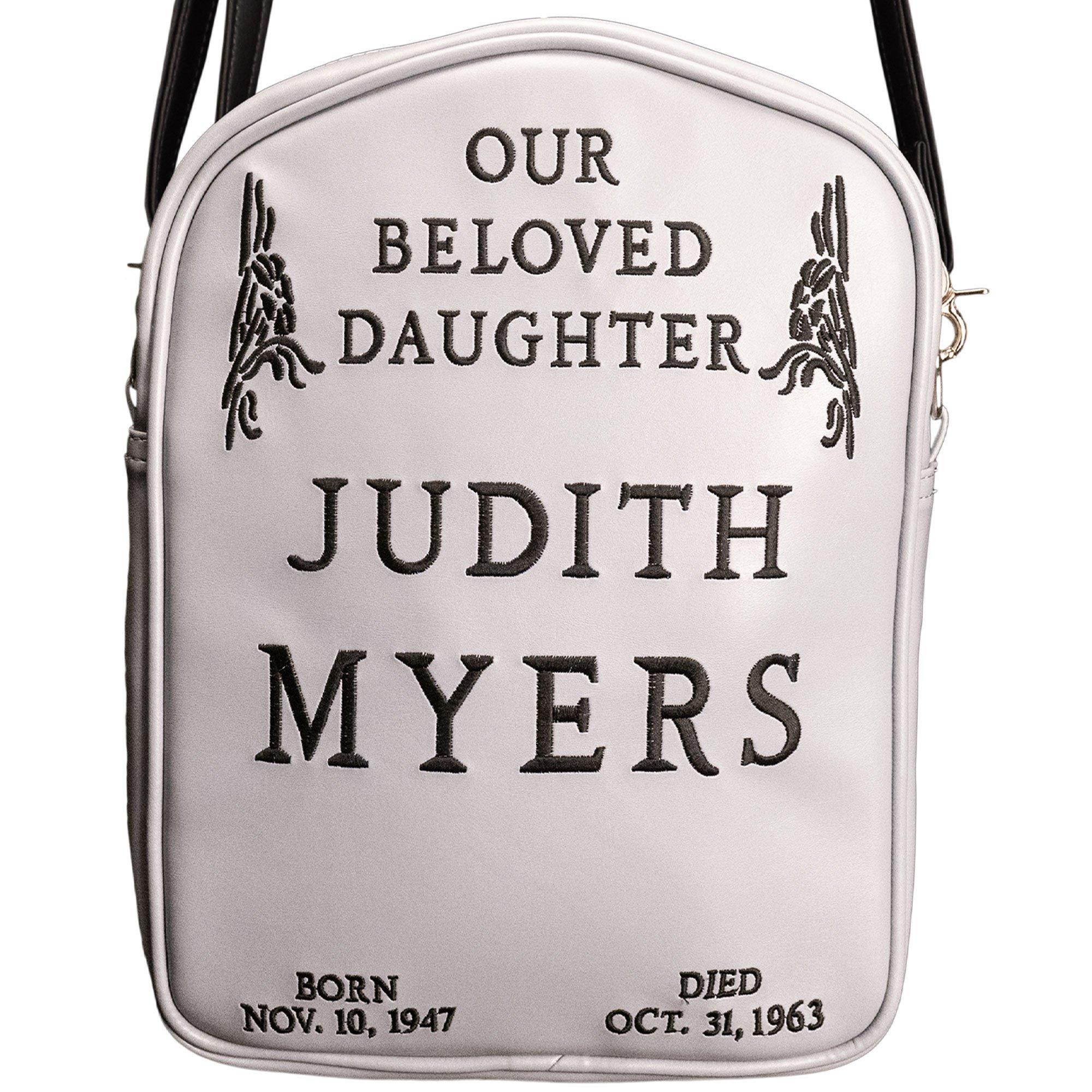 Judith Myers Tombstone Vegan Leather Convertible Bag, 10in x 14in - Halloween 1978 Movie