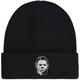 Black Embroidered Michael Myers Mask Acrylic Knit Beanie - Halloween 2