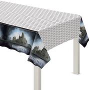 Hogwarts Plastic Table Cover, 54in x 96in - Harry Potter