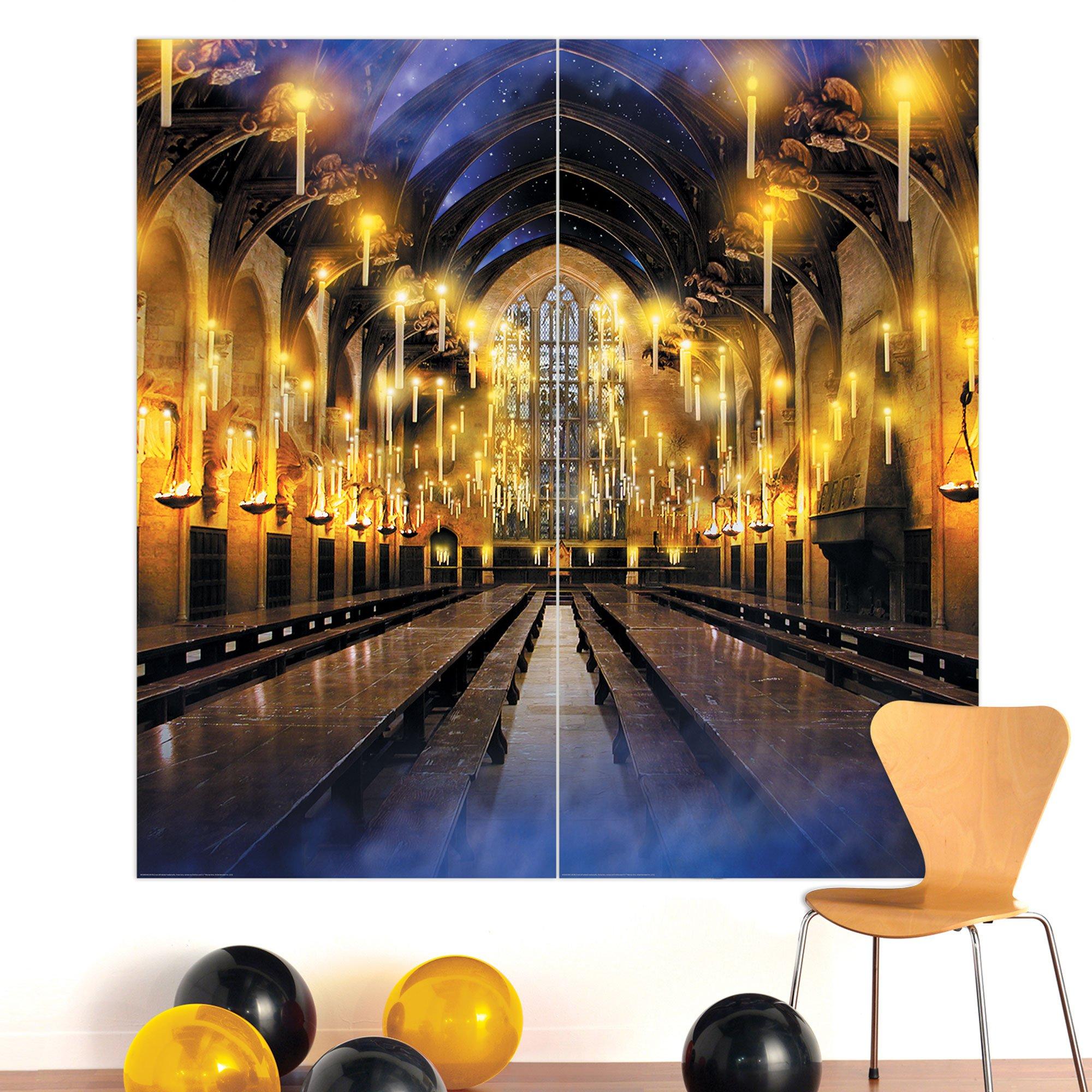 Hogwarts United Plastic Scene Setter, 5.4ft x 5.4ft Harry Potter