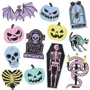 Pastel Halloween Cardstock Cutouts, 12pc