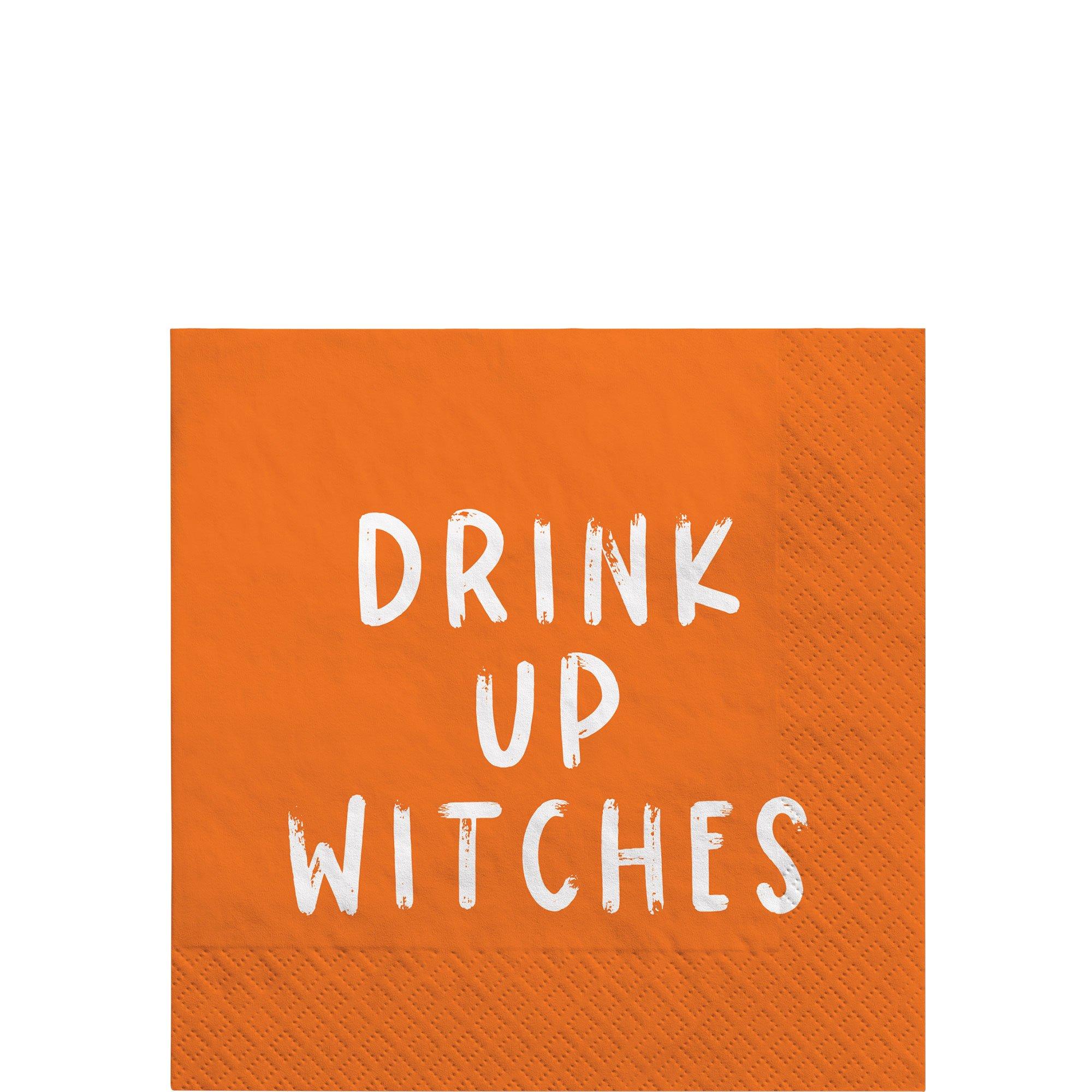 Witch Paper Beverage Napkins, 5in, 16ct