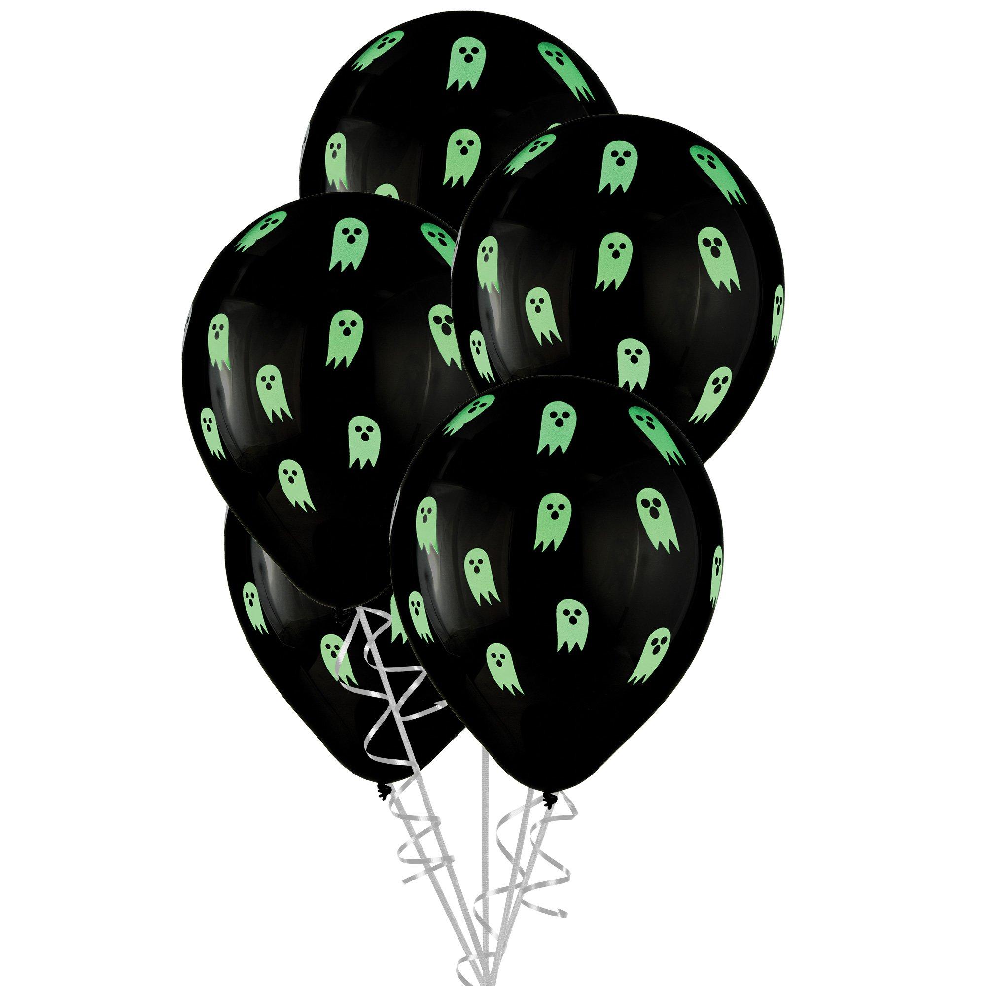 Bouquet 6 Ballons Or - Noir et Confettis – Helium Balloon Inc.