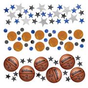 Wilson Basketball Cardstock & Foil Confetti, 1.2oz