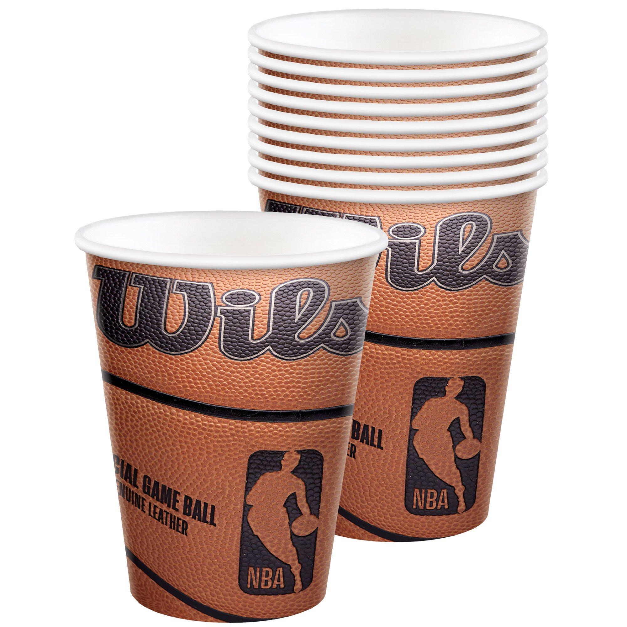 Wilson Basketball Paper Cups, 9oz, 18ct