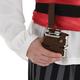 Pirate Stainless Steel Belt Flask, 6oz