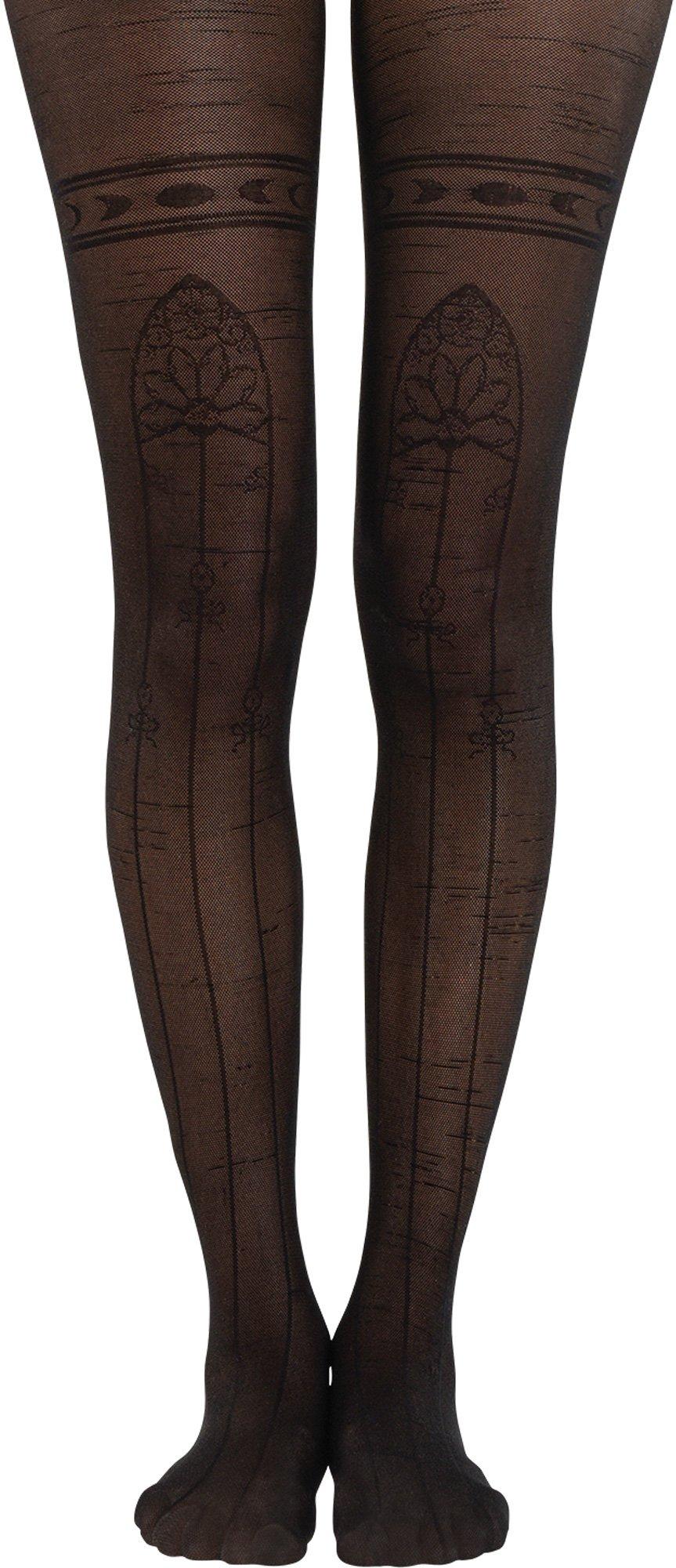 Kids' Black Fishnet Tights