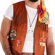Adult Hippie Tie-Dye Costume Accessory Kit