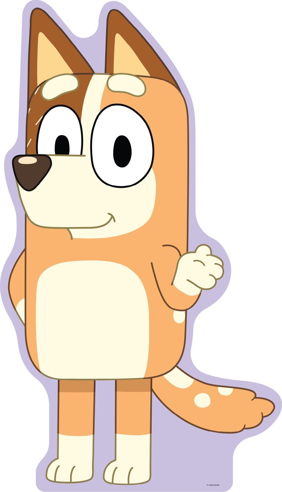 Chilli LifeSize Cardboard Cutout, 6ft Bluey Party City