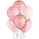 15ct, 11in, Rose Gold Happy Birthday Latex Balloons