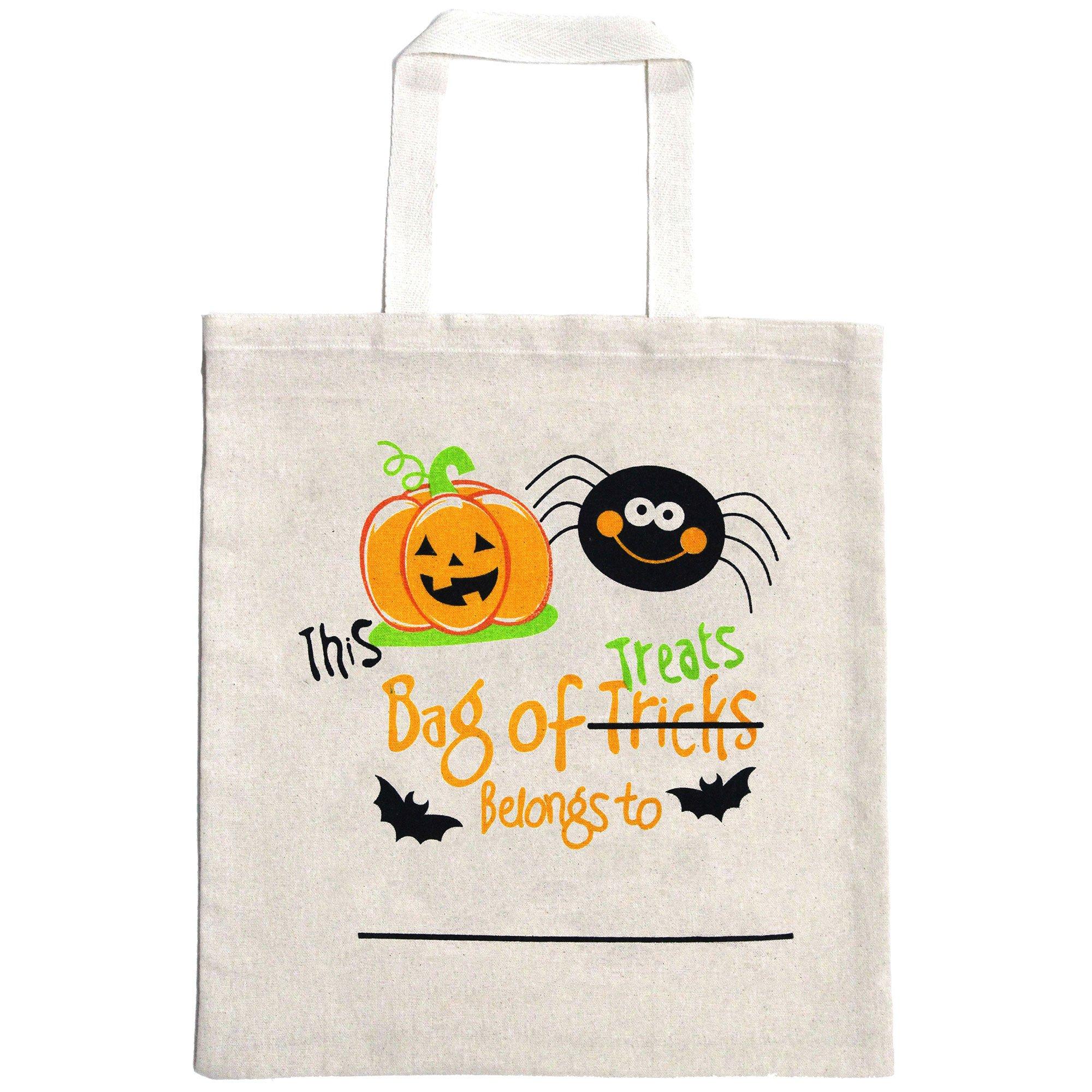 This Bag of Treats Belongs to Cotton Tote Treat Bag 14in x 16in