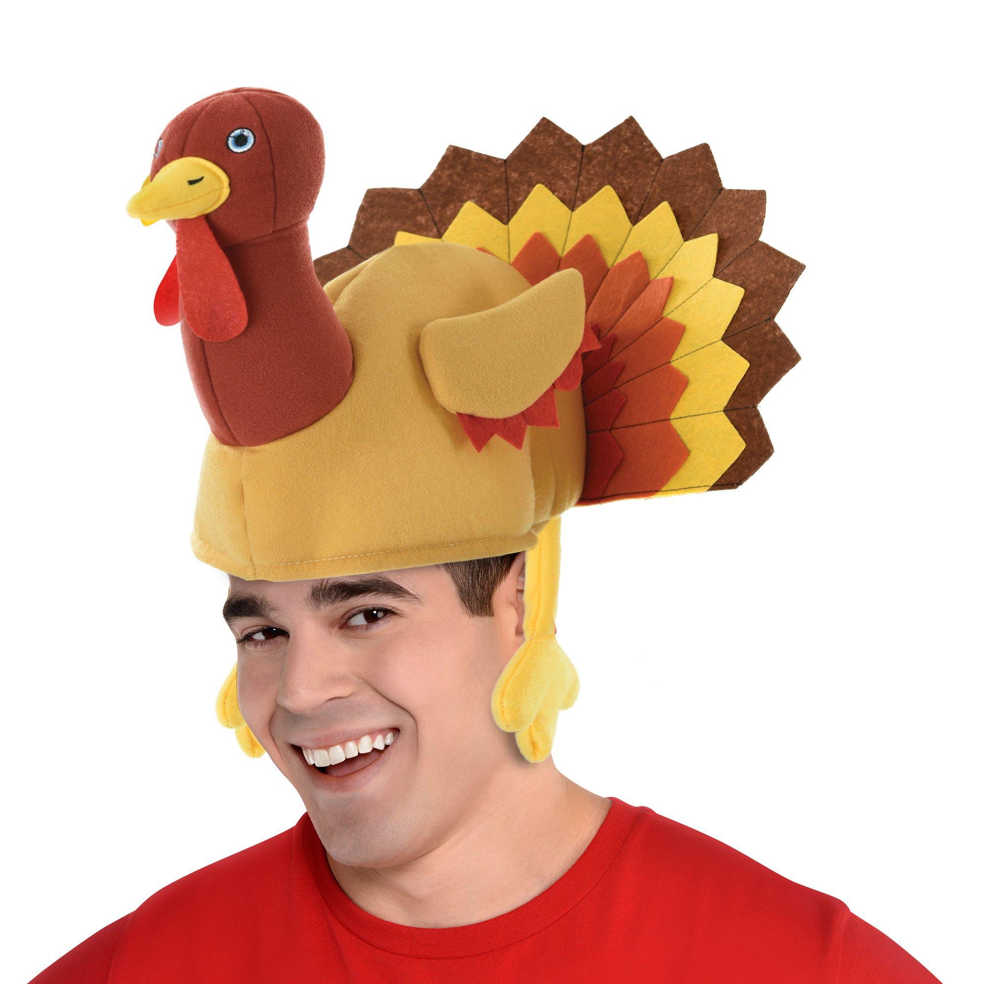 Plush cheap turkey hat