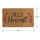 Hello Harvest Coir Doormat, 29.5in x 17.75in