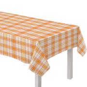 Fall Plaid Fabric Tablecloth, 60in x 84in