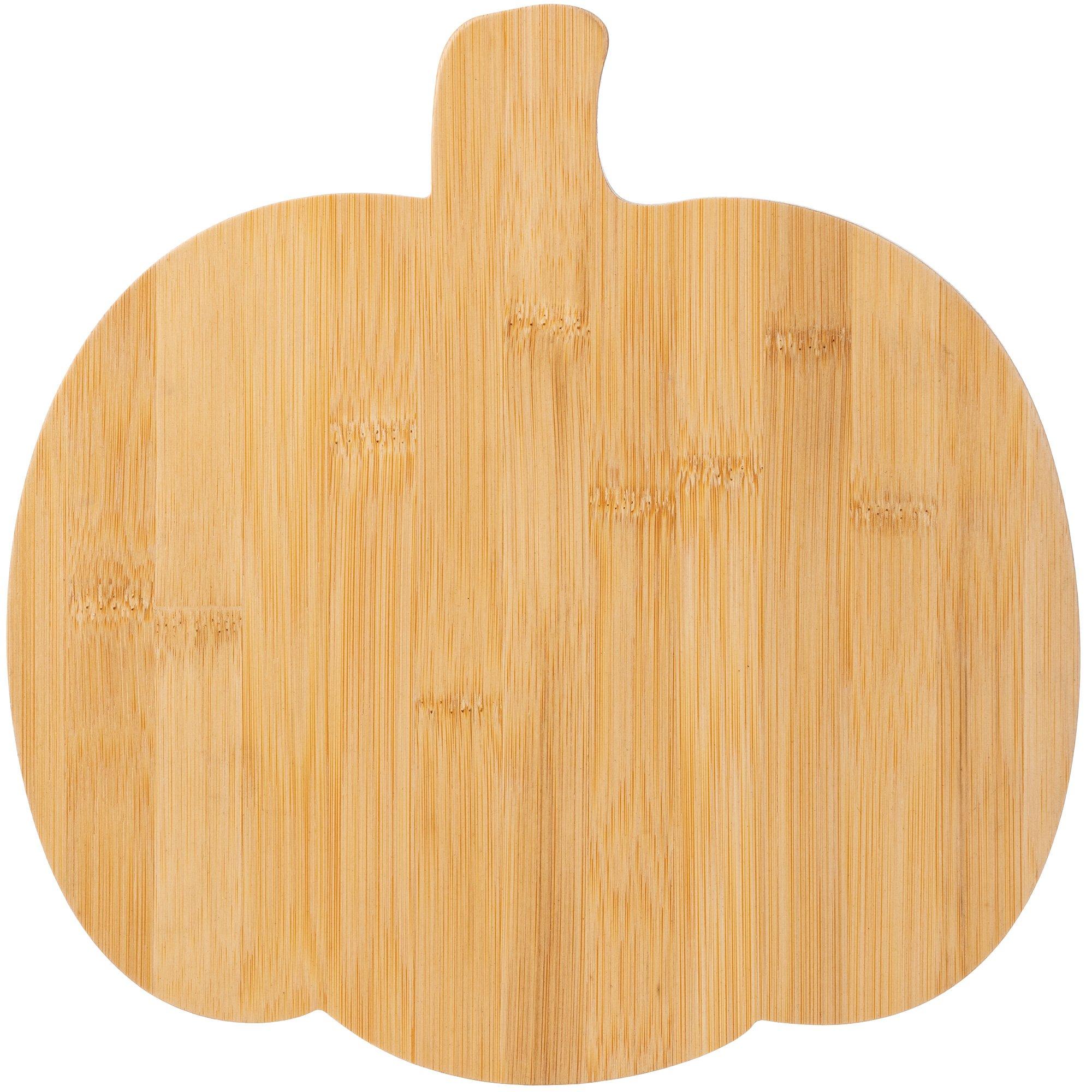 Pumpkin Bamboo Platter, 11in x 11in
