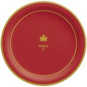 Metallic Friends Gathering Paper Dinner Plates, 10in, 20ct