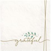 Simply Thankful Paper Dinner Napkins, 8in, 40ct