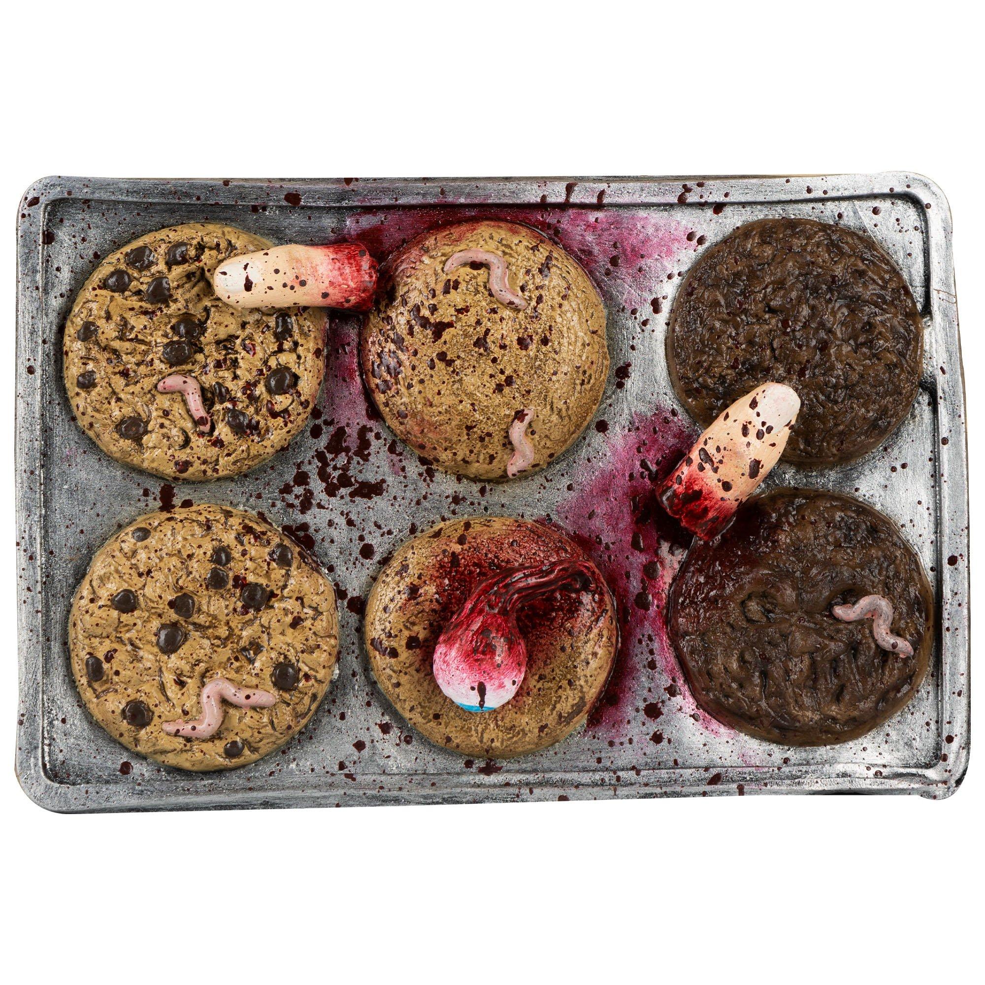 Nasty Cookie Tray Latex Prop, 10.75in x 7in