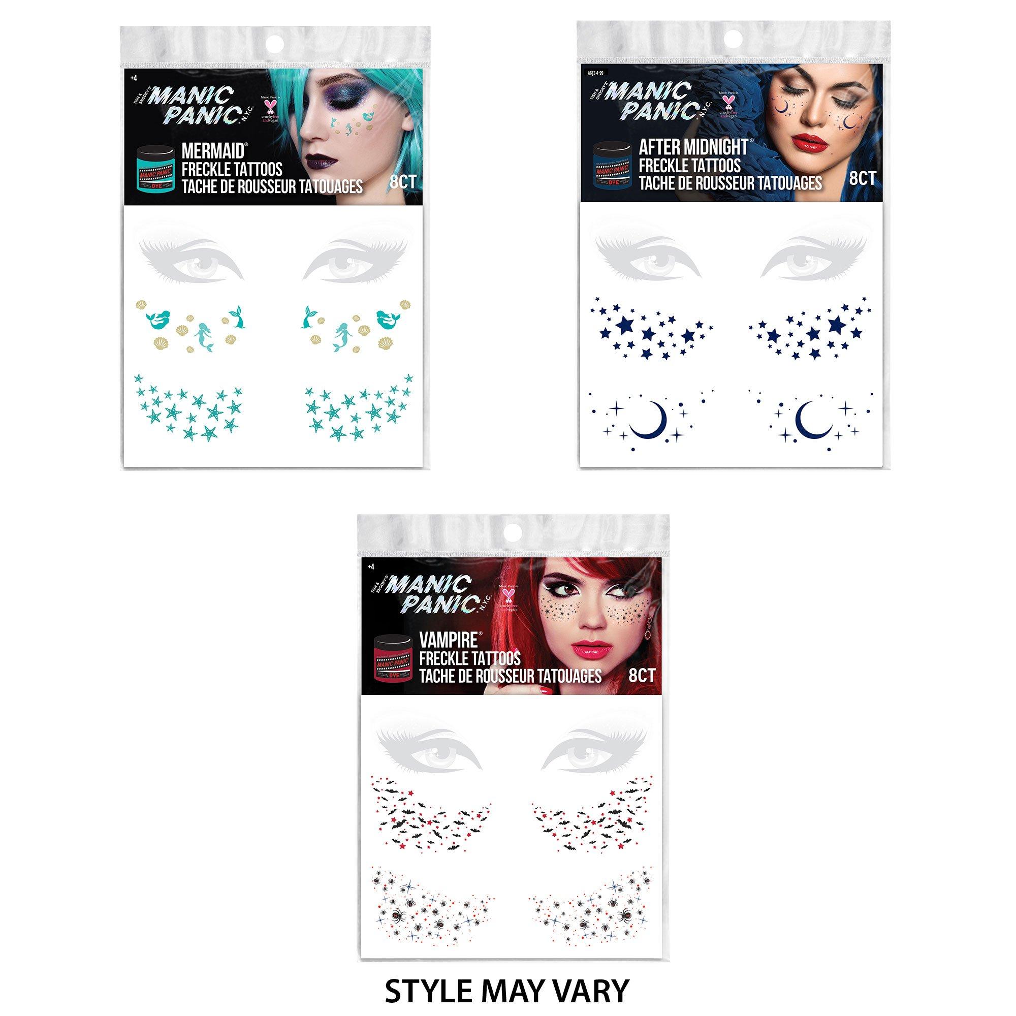 Manic Panic Freckle Temporary Face Tattoos, 8ct