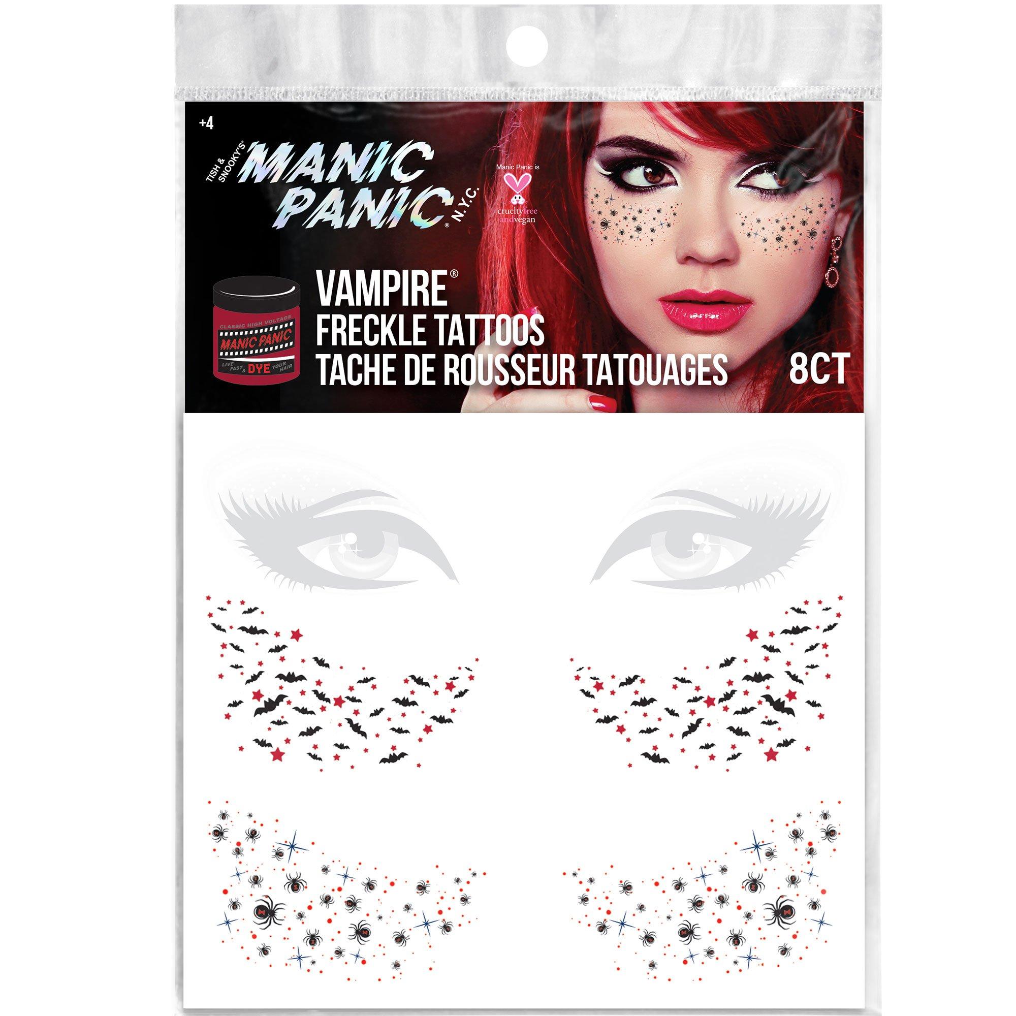 Manic Panic Freckle Temporary Face Tattoos, 8ct