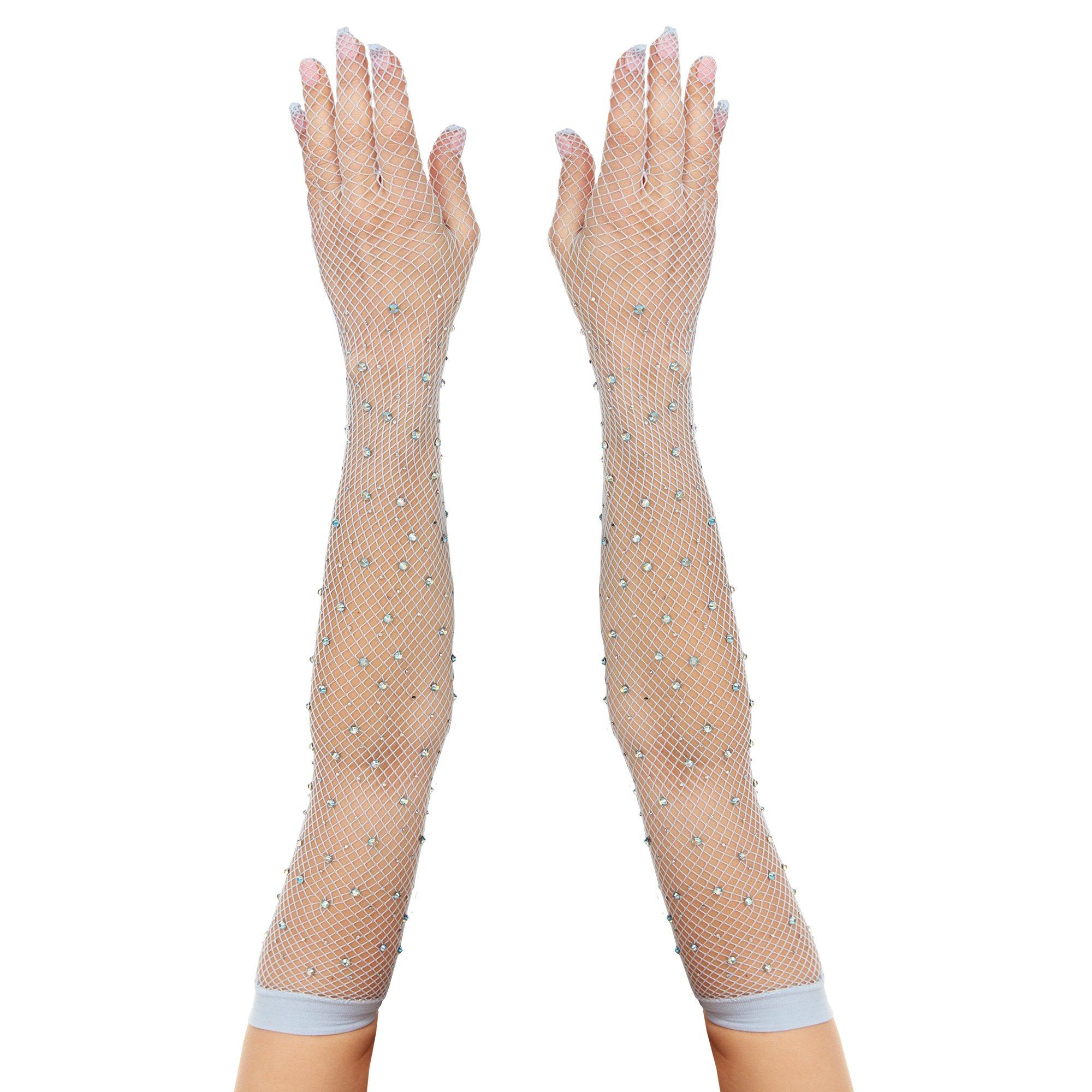 Ice Queen Rhinestone Gloves Party City