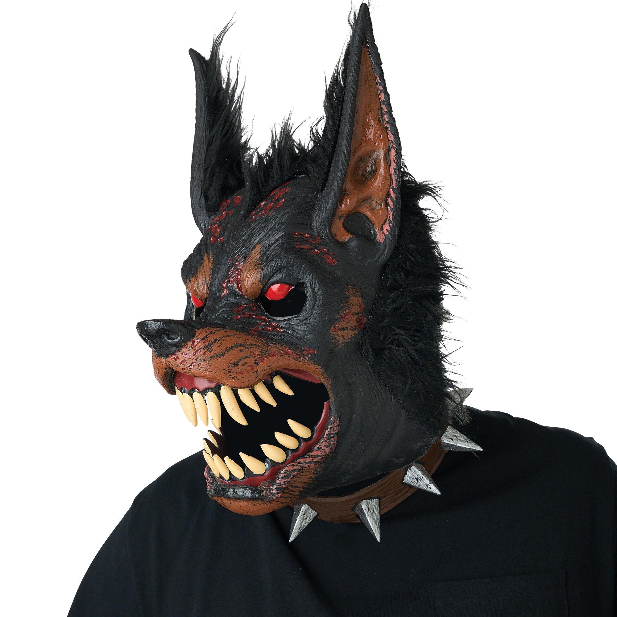 Police Dog Wolf Dog Mask Animal Latex Masks Adult Full Face