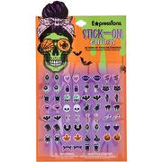 Stick-On Halloween Earrings, 60pc