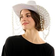 Iridescent Jewel White Cowboy Hat