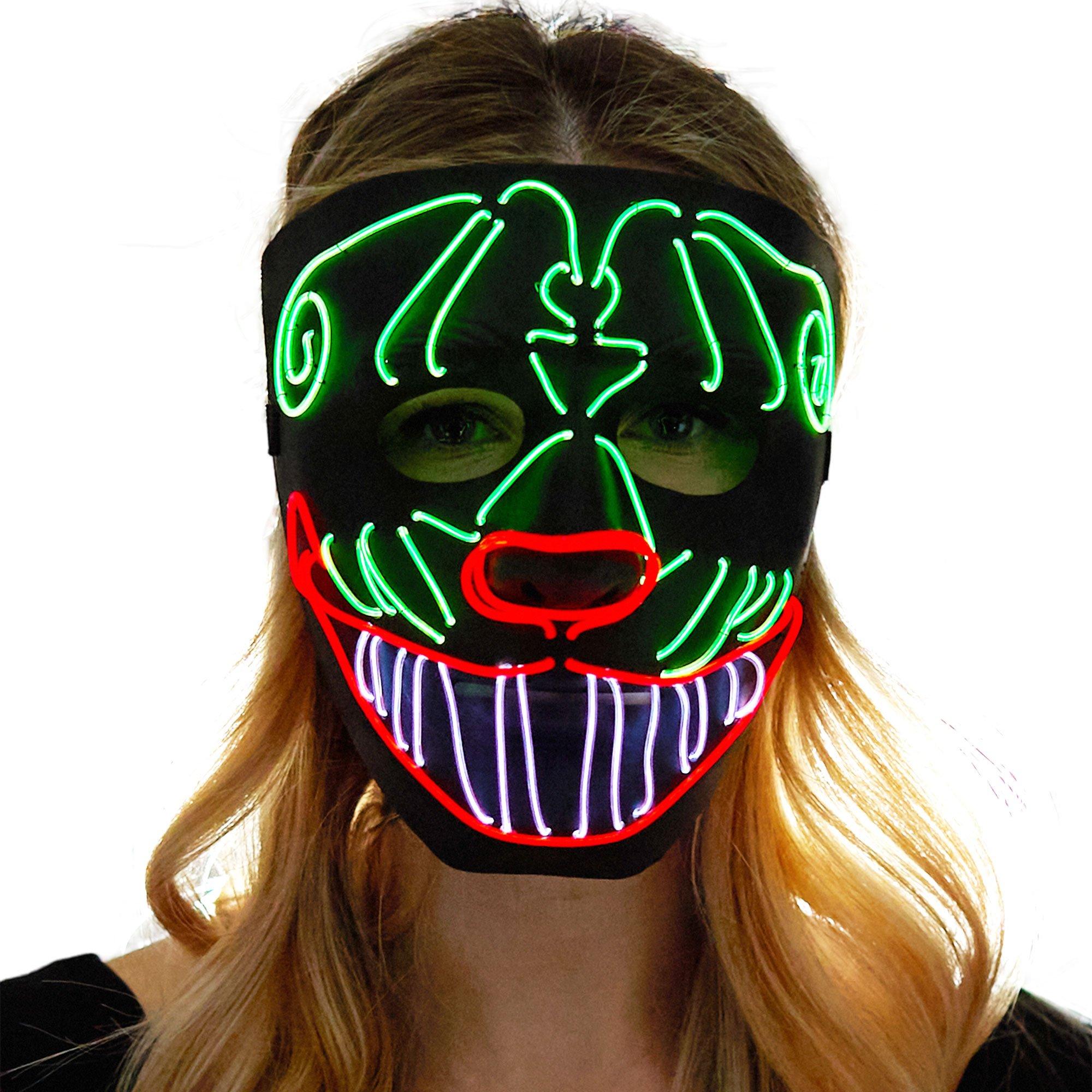10+ Light Up Face Mask