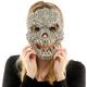 Silver Spike Skull Face Mask