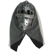 Silver Knight Helmet Mask
