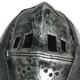 Silver Knight Helmet Mask