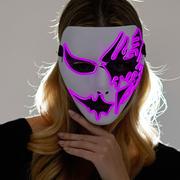 Light-Up Pink Doll Face Mask