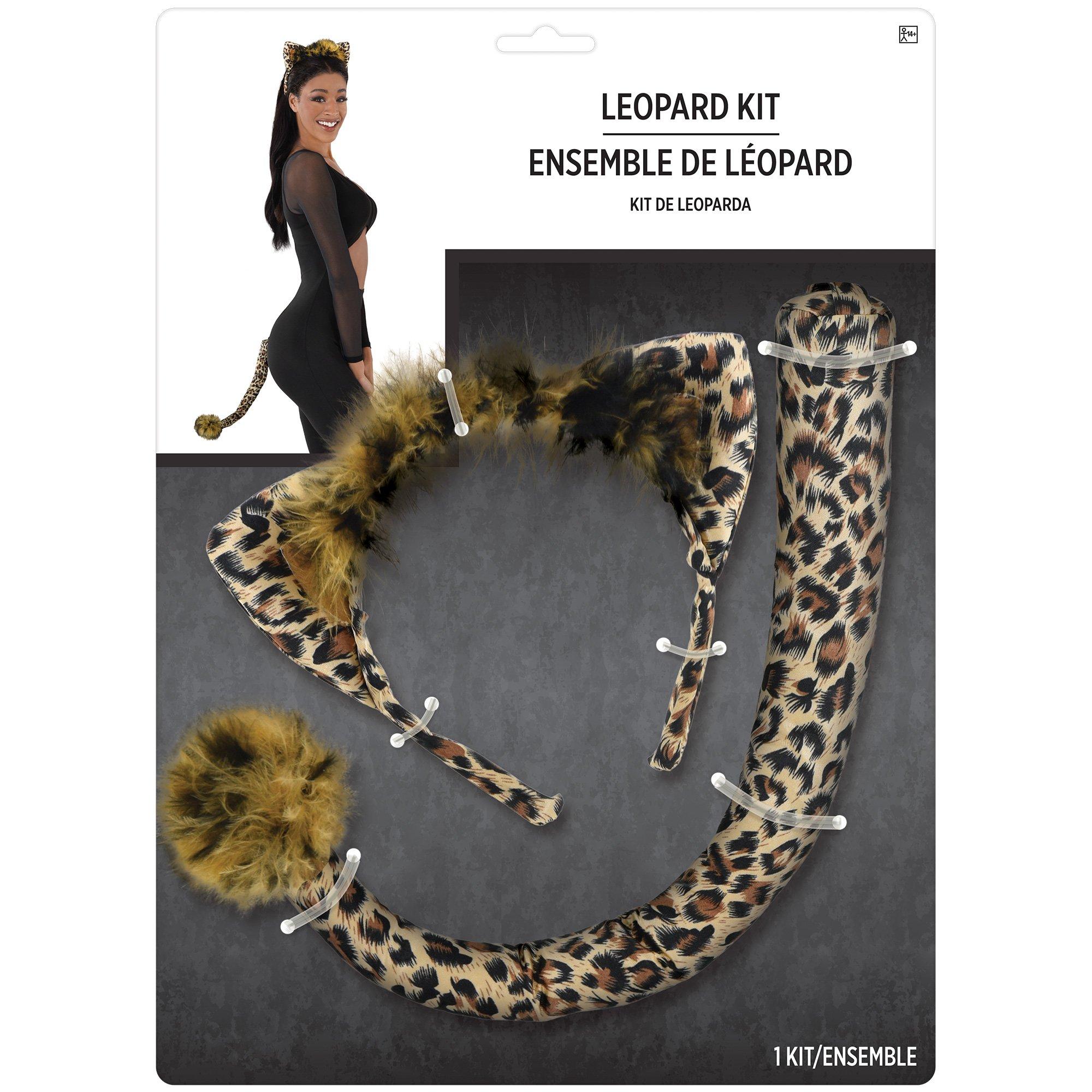 Adult Leopard Costume Accessory Kit