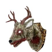 Animatronic Light Up Evil Deer Head Taxidermy, 23.5in
