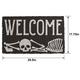 Skeleton Welcome Coir Doormat, 29.5in x 17.75in