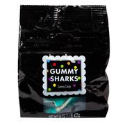 Caribbean Blue Gummy Sharks, 16oz - Raspberry Flavor